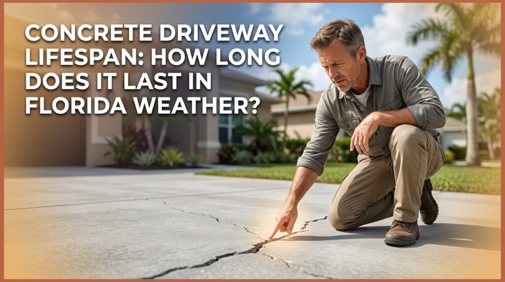 Concrete Driveway Lifespan: How Long Does It Last in Florida Weather?