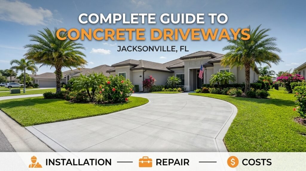 Complete Guide to Concrete Driveways in Jacksonville FL: Installation, Repair, and Costs