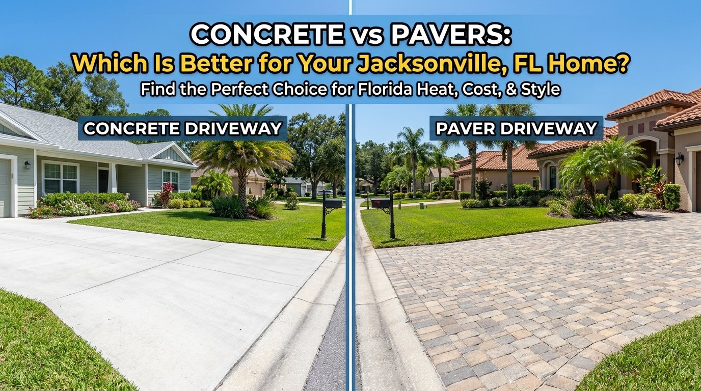 Concrete Driveway vs Pavers in Jacksonville FL: Which Is Better?