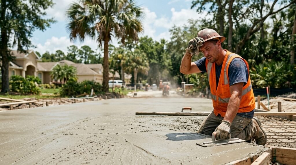 Jacksonville Conditions Affect Concrete Work
