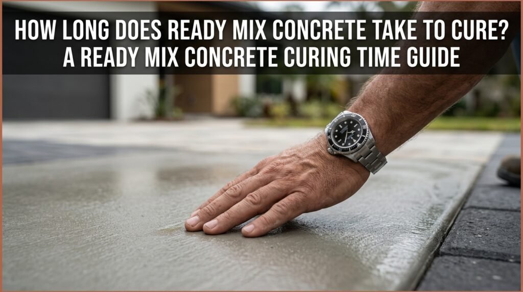 How Long Does Ready Mix Concrete Take to Cure? A Ready Mix Concrete Curing Time Guide