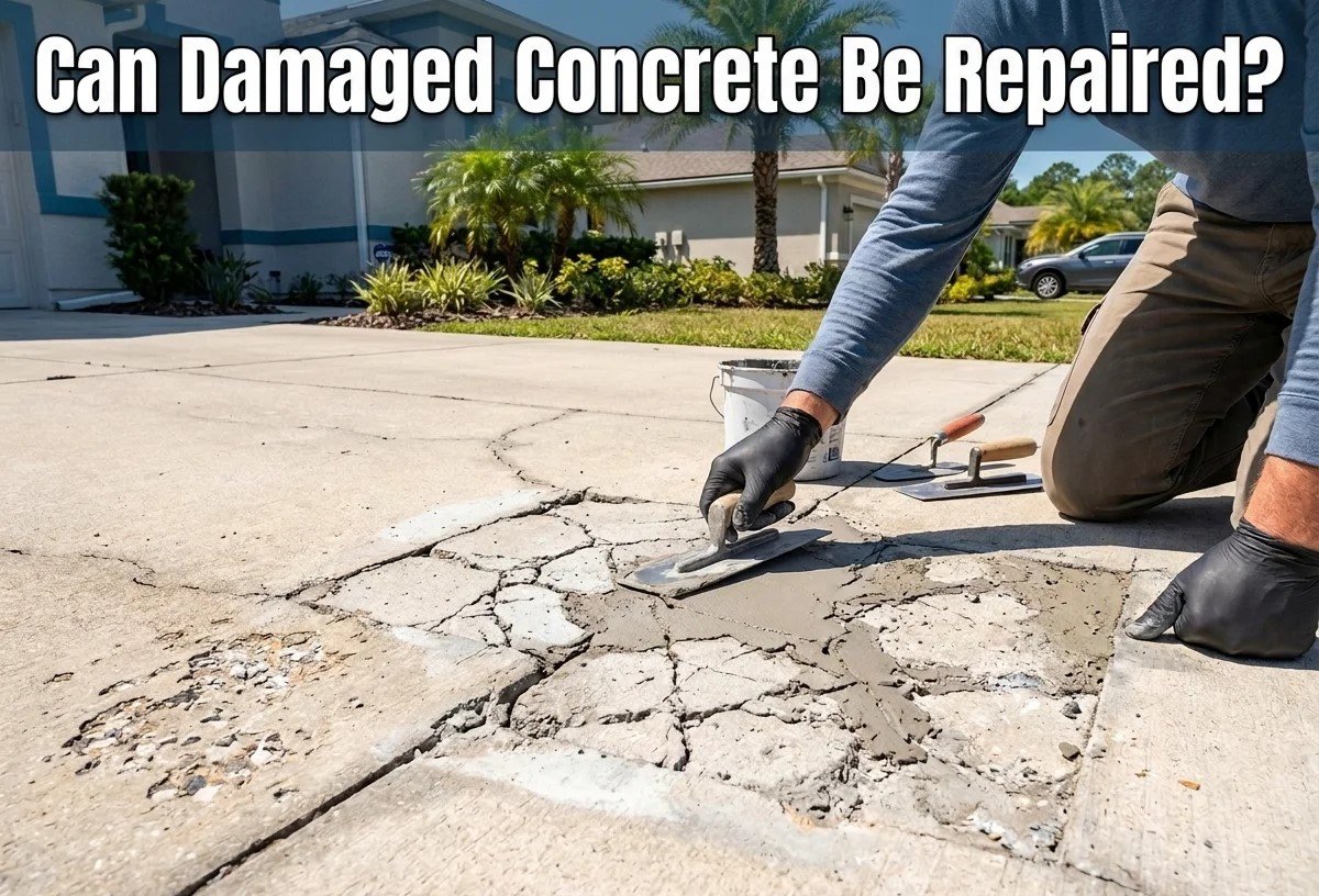 Can Damaged Concrete Be Repaired? A Jacksonville Property Owner’s Guide