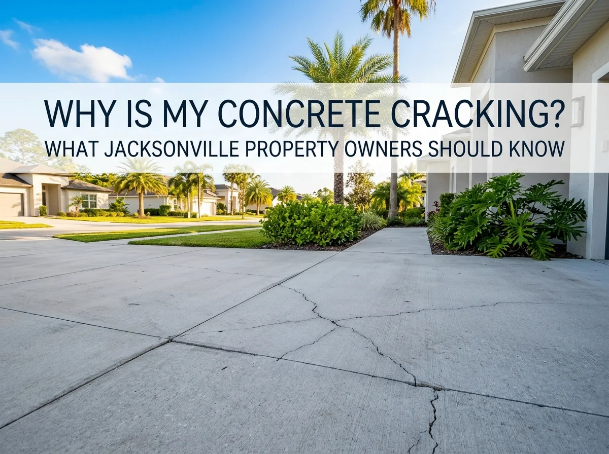 Why Is My Concrete Cracking? What Jacksonville Property Owners Should Know