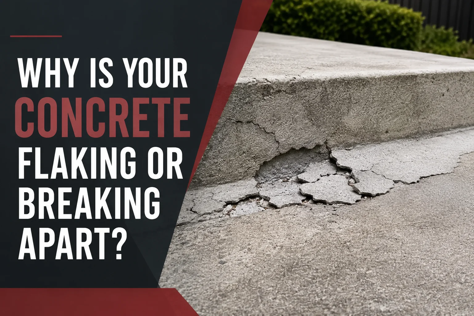 Why Is Your Concrete Flaking or Breaking Apart? A Jacksonville Guide