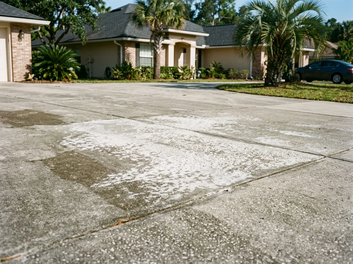 Why Concrete Turns White in Jacksonville: Causes of Concrete Efflorescence