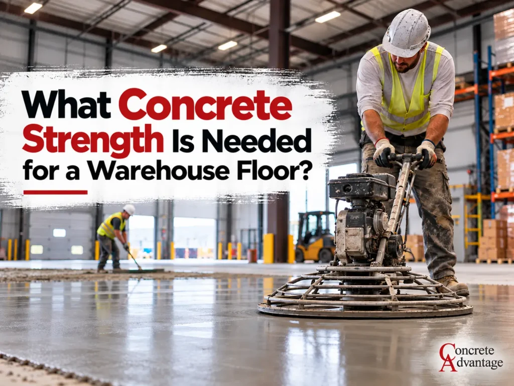 What Concrete Strength Is Needed for a Warehouse Floor?