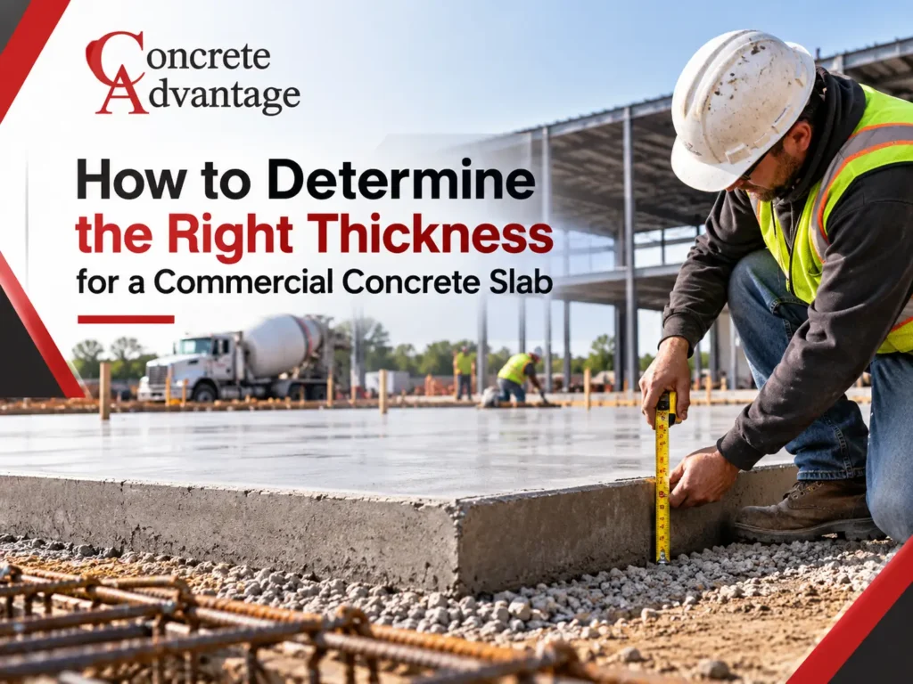 How to Determine the Right Thickness for a Commercial Concrete Slab