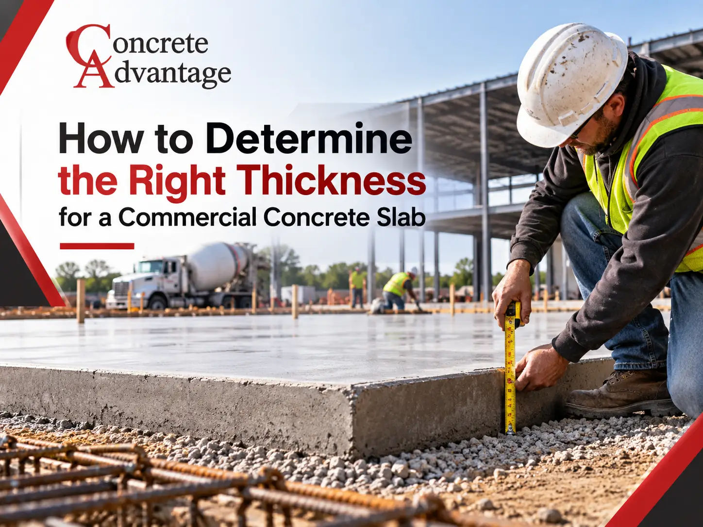 How to Determine the Right Thickness for a Commercial Concrete Slab