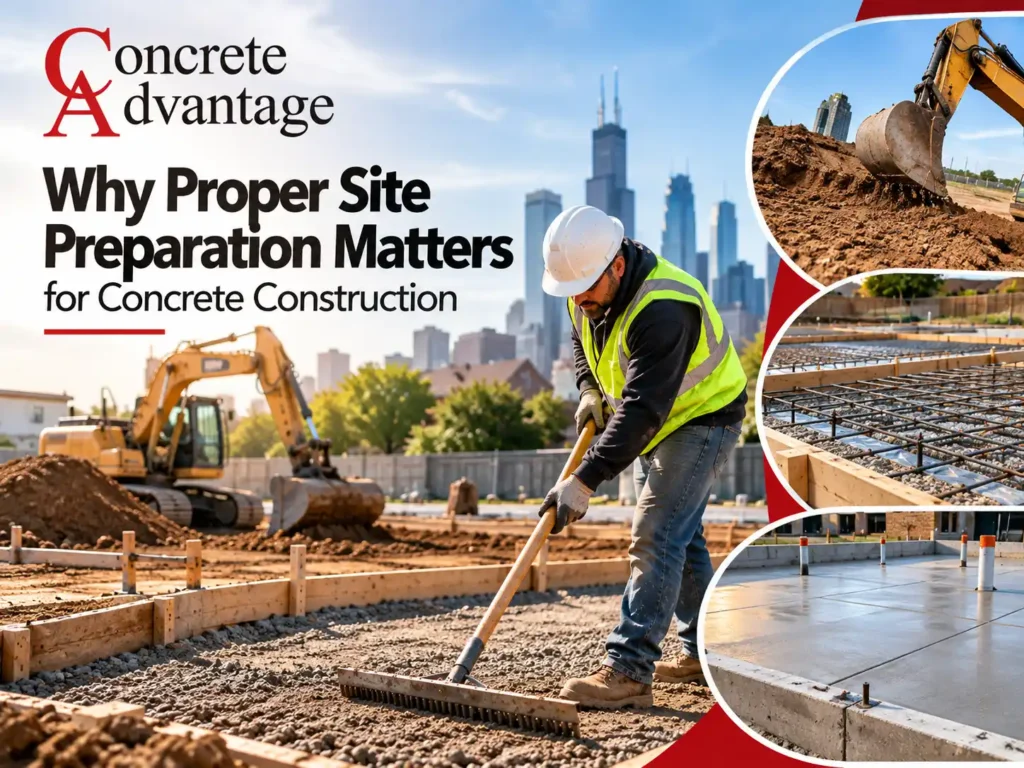 Why Proper Site Preparation Matters for Concrete Construction